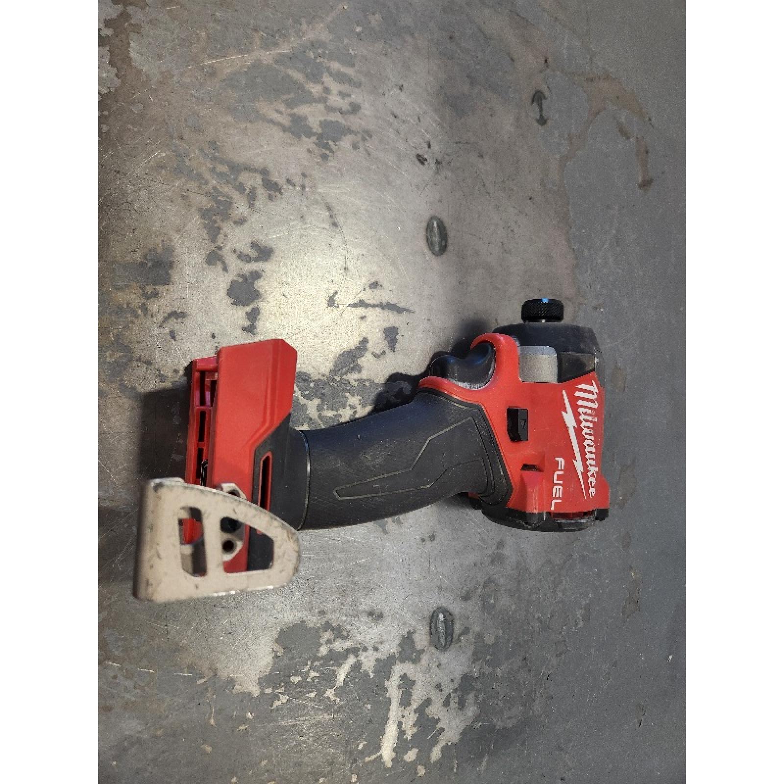 AS-IS- Milwaukee 18V Lithium-Ion Brushless Cordless 1/4 Hex Impact Driver (Tool-Only)