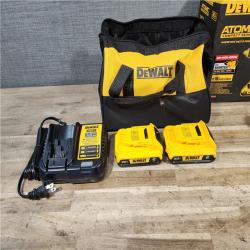HOUSTON LOCATION - AS-IS DEWALT ATOMIC 20-Volt MAX Lithium-Ion Cordless (2-Tool) Combo Kit
