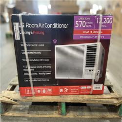 DALLAS LOCATION- AS-IS LG 12 200 BTU 230/208-Volt Window Air Conditioner w/ Heater  Wi-Fi Enabled and Dehumidifier (2 UNITS)
