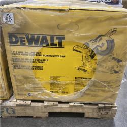 NEW- DeWalt 15 Amps 12 in. Corded Dual-Bevel Sliding Compound Miter Saw