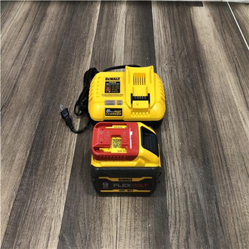 AS-IS DEWALT 20V/60V MAX FLEXVOLT Lithium-Ion 9.0Ah Battery and Charger Starter Kit