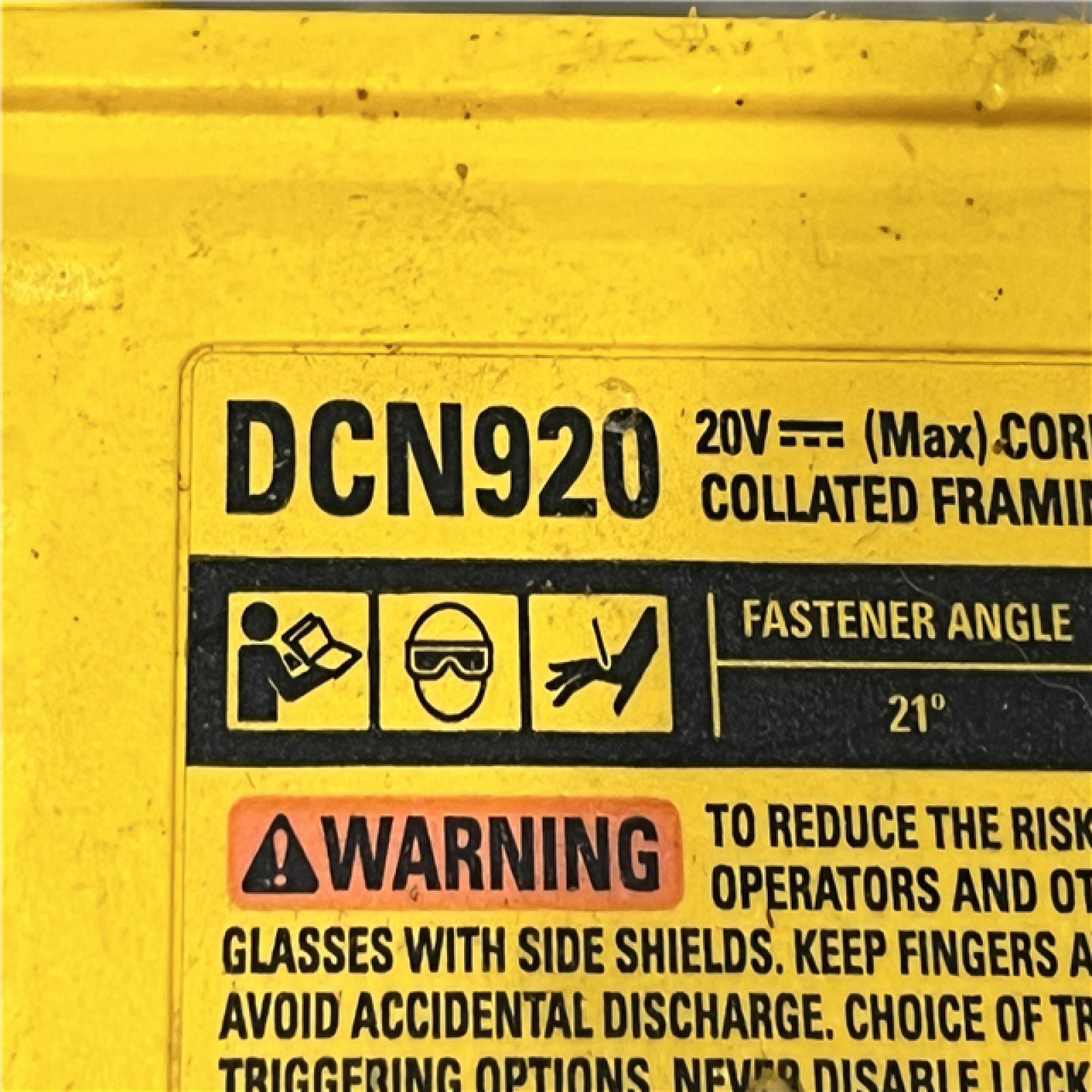 AS-IS DEWALT 20-Volt 21° Cordless Framing Nailer (Tool-Only)