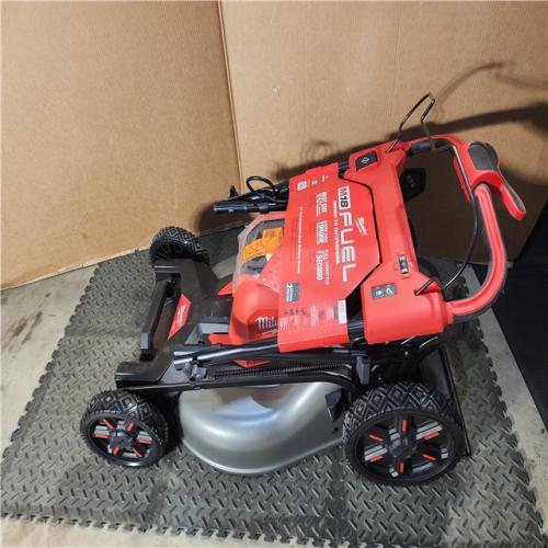 HOUSTON LOCATION - AS-IS Milwaukee M18 FUEL Brushless Cordless 21 in. Walk Behind Dual Battery Self-Propelled Mower (Tool Only)