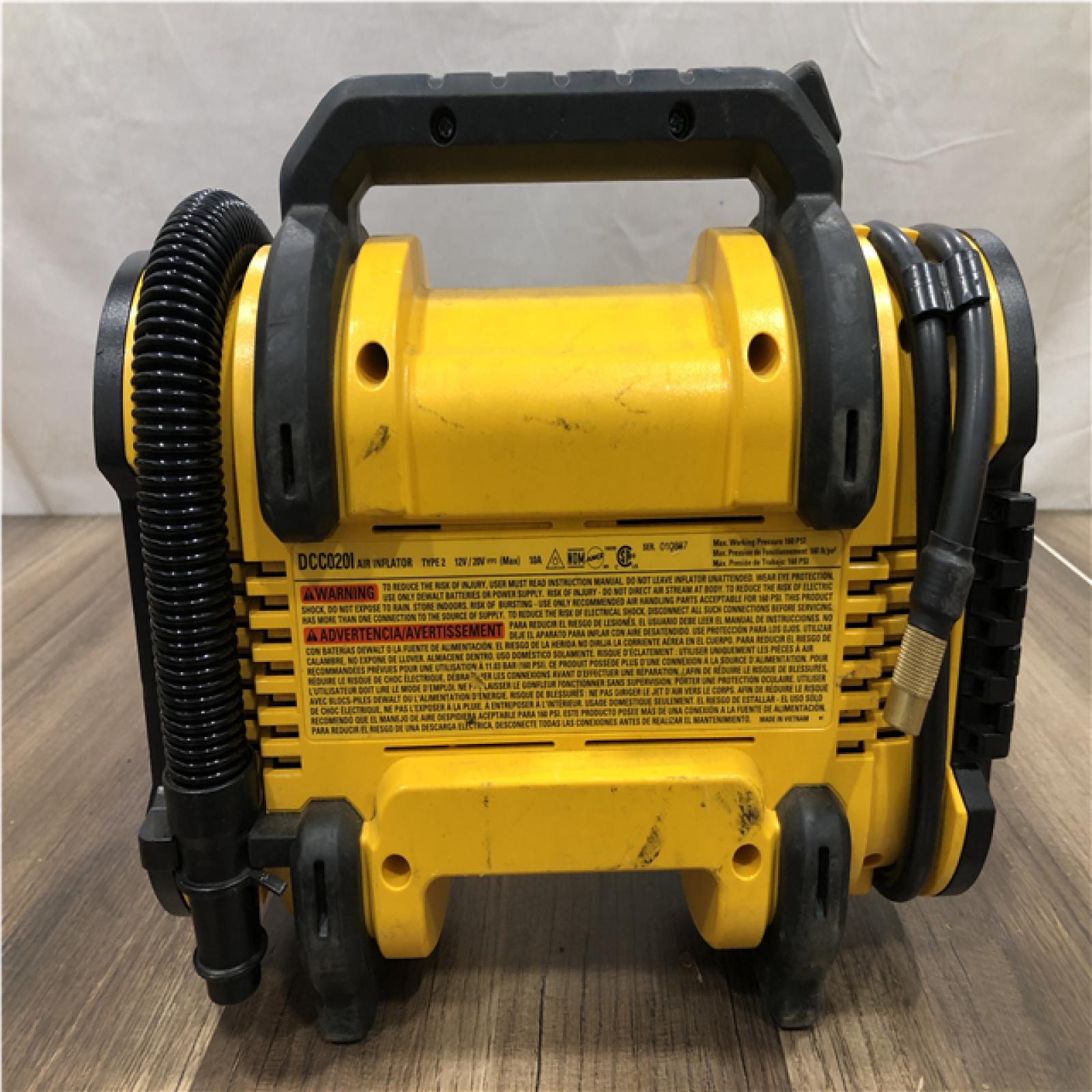 AS-IS DEWALT 20V MAX Cordless Electric Portable Inflator (Tool Only)