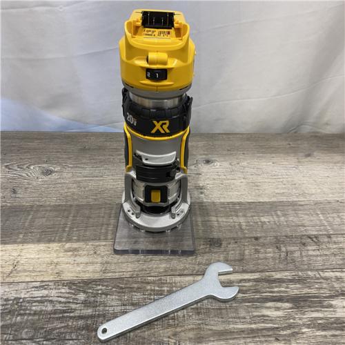 AS-IS DEWALT 20V MAX XR Cordless Brushless Fixed Base Compact Router (Tool Only)