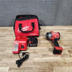 HOUSTON LOCATION - AS-IS (APPEARS LIKE NEW) Milwaukee FUEL 18V Lithium-Ion Brushless Cordless 1/2 in. Impact Wrench w/Friction Ring Kit