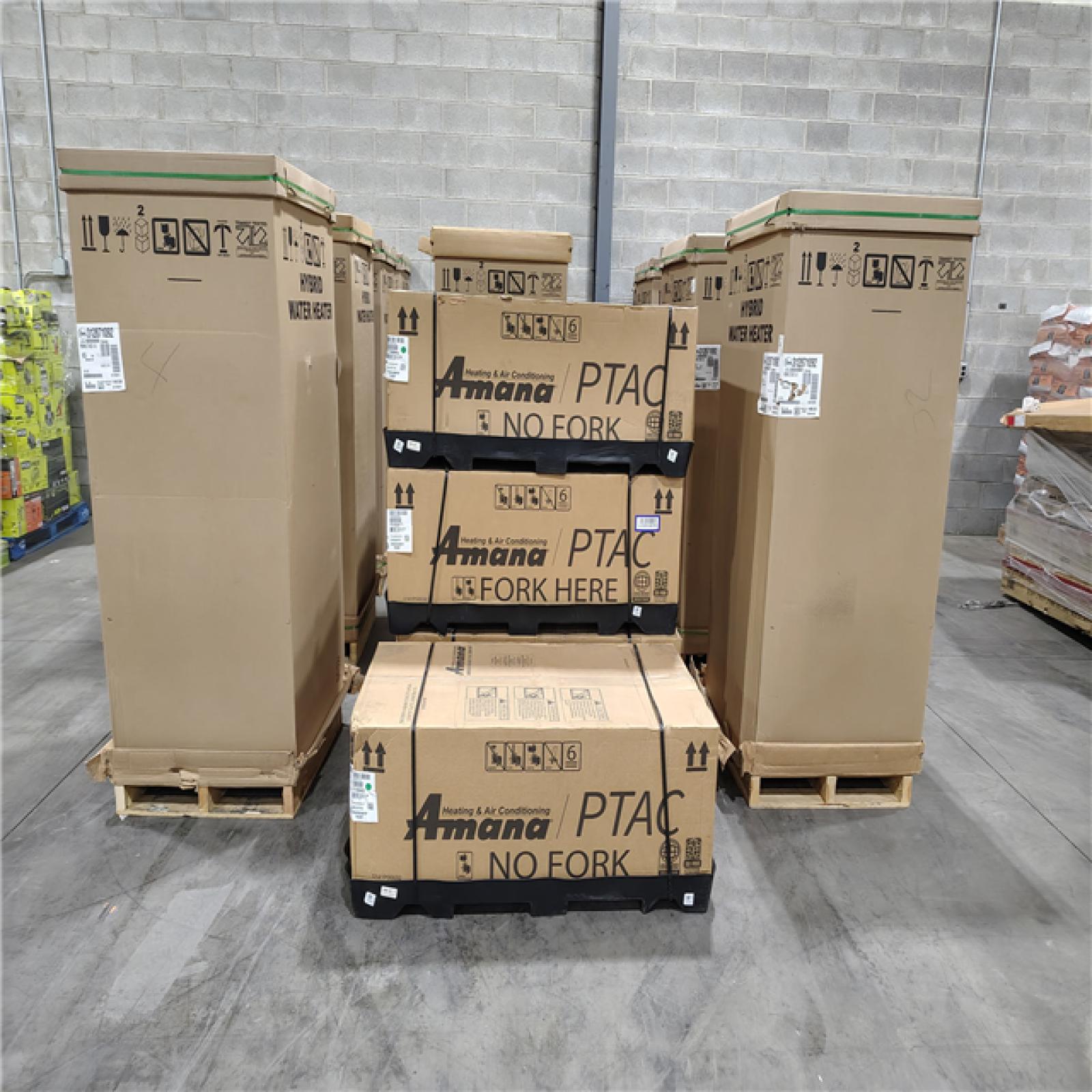 PITTSTON-HD PRO RHEEM AND AMANA  APPLIANCES (11 pallets)  88705-1