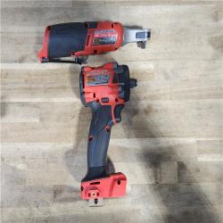 HOUSTON LOCATION - AS-IS MILWAUKEE 2 TOOL COMBO KIT W/ (2) BATTERY & CHARGER