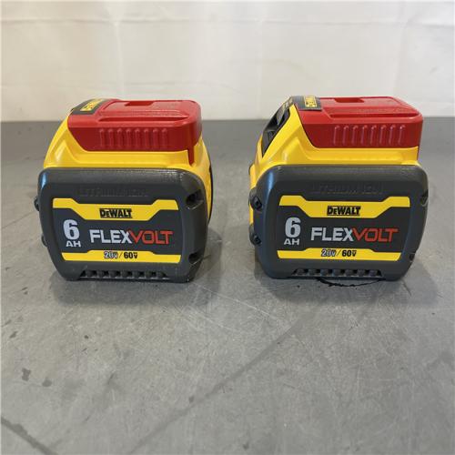 AS-IS - DEWALT FLEXVOLT 20-Volt/60-Volt MAX Lithium-Ion 6.0Ah Battery Pack (2-Pack)