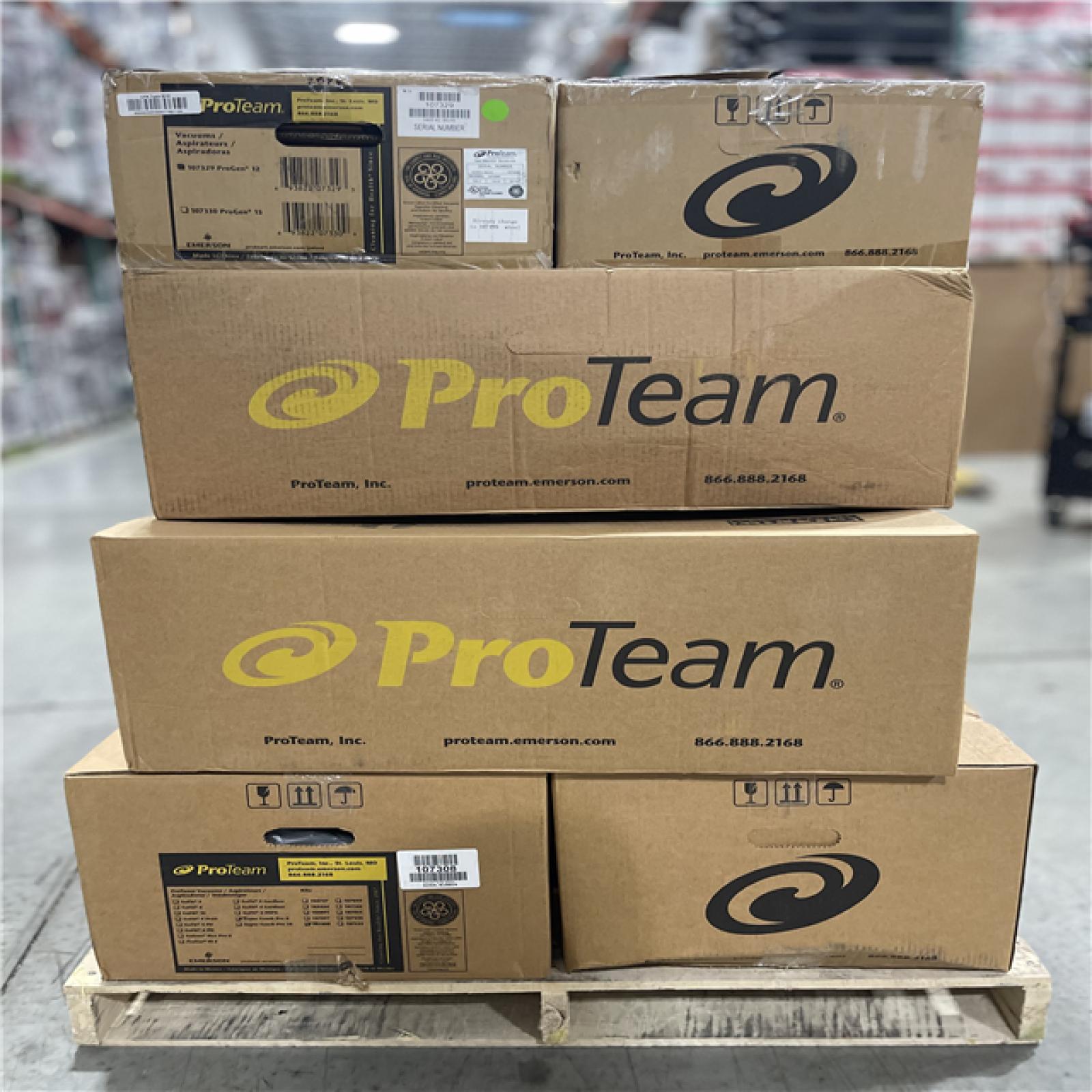 DALLAS LOCATION - ProTEAM® MIXED Vacuum PALLET-(10 UNITS)