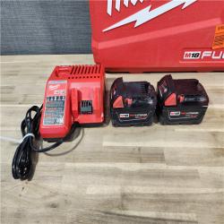 HOUSTON LOCATION - AS-IS MILWAUKEE M18 FUEL 18V Lithium-Ion Brushless Cordless Hammer Drill and Impact Driver Combo Kit (2-Tool) with 2 Batteries