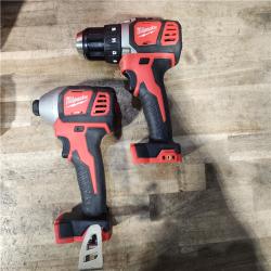 HOUSTON LOCATION - AS-IS Milwaukee M18 Brushed Cordless (2-Tool) Drill/Driver and Impact Driver Kit