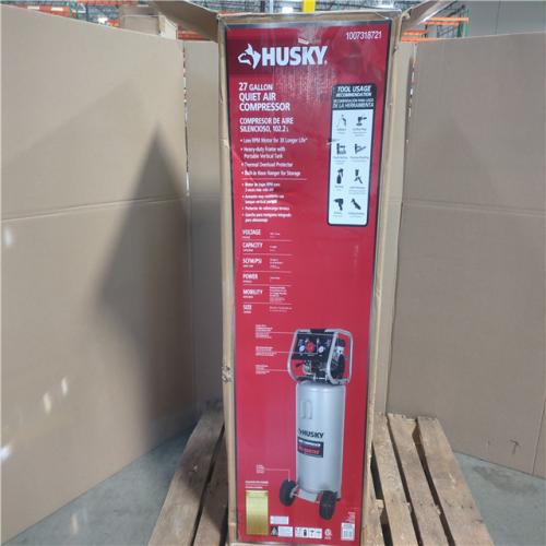 CALIFORNIA AS-IS HUSKY 27G Air Compressor