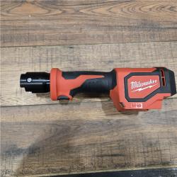 GOOD- Milwaukee M18 18-Volt Lithium-Ion Cordless Short Throw PEX Press Tool Kit w/ (3) Viega PureFlow Jaws