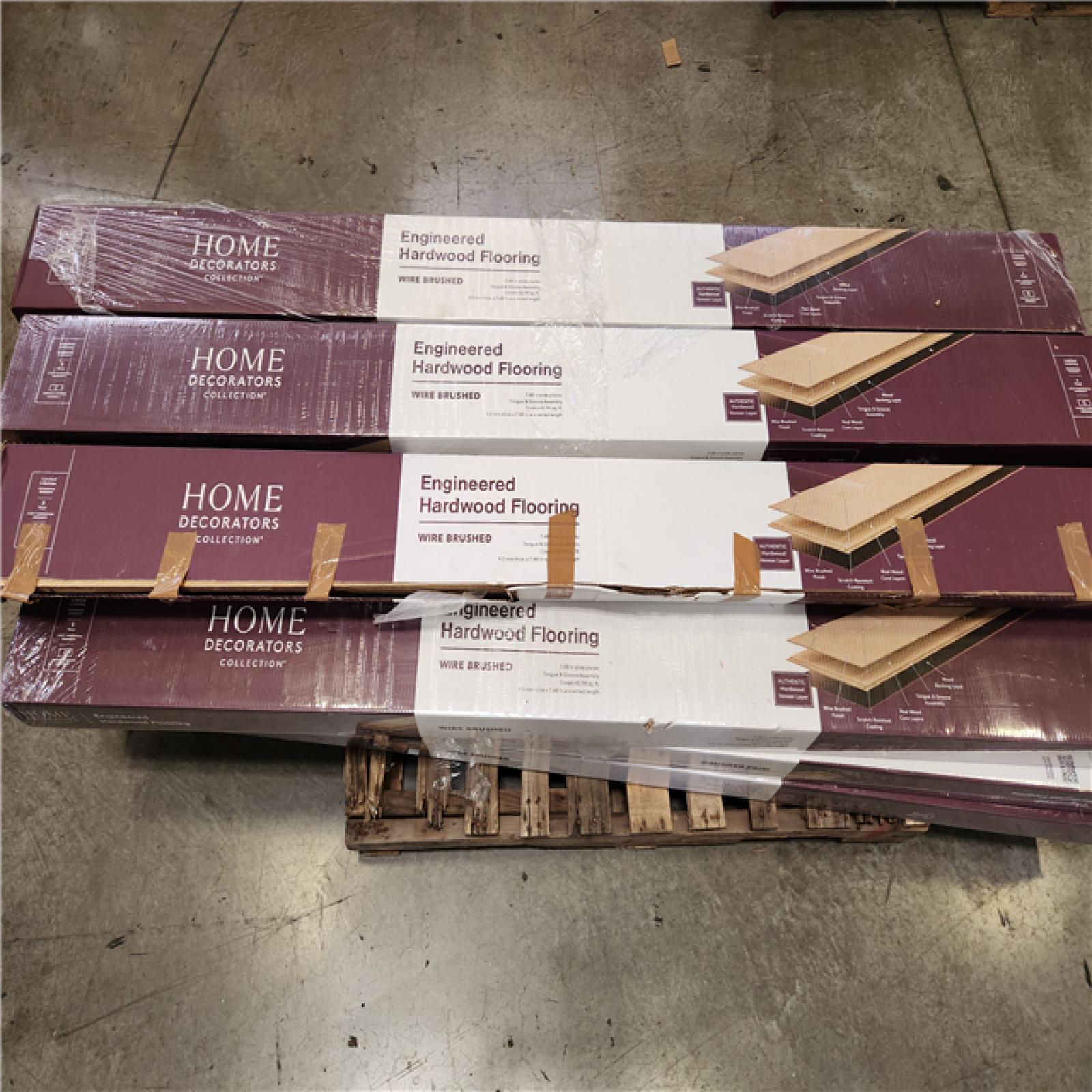 Phoenix Home Decorators Collection Natural White Oak 3/8 in. T x 7.5 in. W Tongue & Groove Wire Brushed Engineered Hardwood Flooring (644 sq.ft./15 case)