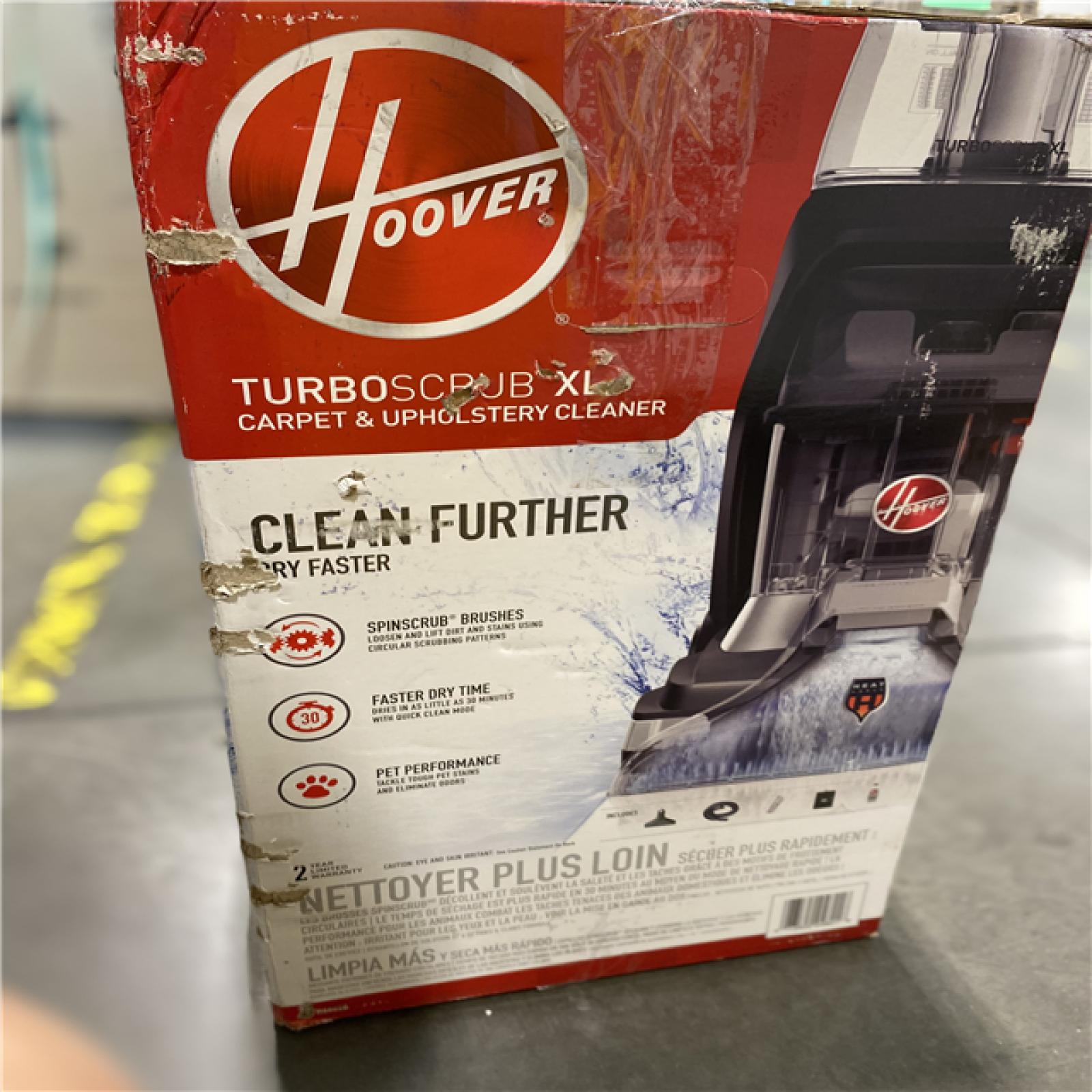 NEW! - HOOVER TurboScrub XL Corded Upright Carpet Cleaner Machine