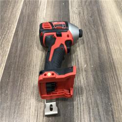 AS-IS Milwaukee M18 18V Lithium-Ion Cordless 1/4 in. Hex Impact Driver (Tool-Only)
