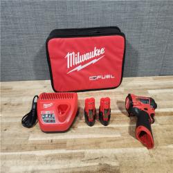 HOUSTON LOCATION - AS - IS Milwaukee FUEL 12V Lithium-Ion Brushless Cordless 1/4 in. Hex Impact Driver Kit