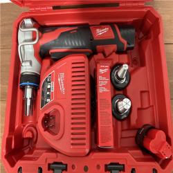 California AS-IS Milwaukee M12 PEX Expander Kit, includes (2) Batteries, Charger & Hard Case