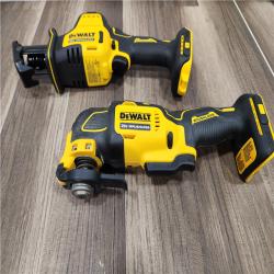 AS-IS DEWALT 20-Volt MAX Lithium-Ion Cordless 7-Tool Combo Kit with 2.0 Ah Battery, 5.0 Ah Battery and Charger