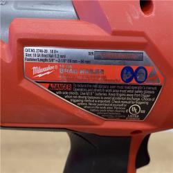 AS-IS Milwaukee FUEL 18-Volt Lithium-Ion Brushless Cordless Gen II 18-Gauge Brad Nailer (Tool-Only)