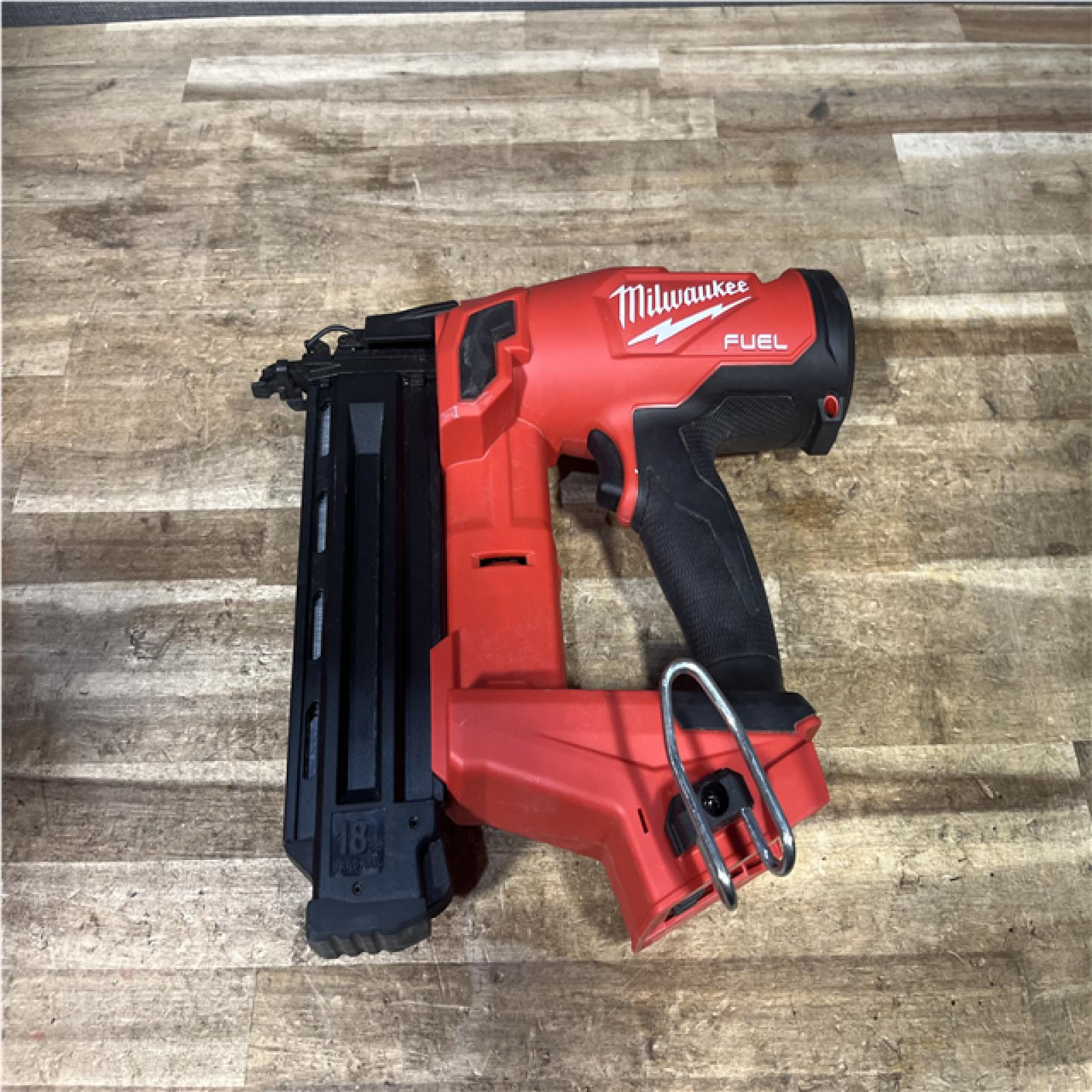 Houston Location AS-IS Milwaukee FUEL 18-Volt Lithium-Ion Brushless Cordless Gen II 18-Gauge Brad Nailer (Tool-Only)