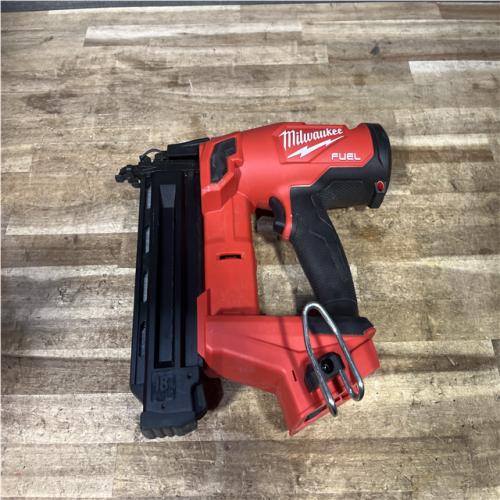 Houston Location AS-IS Milwaukee FUEL 18-Volt Lithium-Ion Brushless Cordless Gen II 18-Gauge Brad Nailer (Tool-Only)