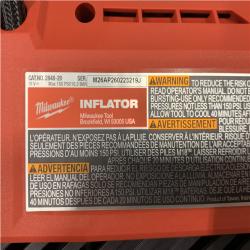 AS-IS Milwaukee 18-Volt Lithium-Ion Cordless Electric Portable Inflator (Tool-Only)
