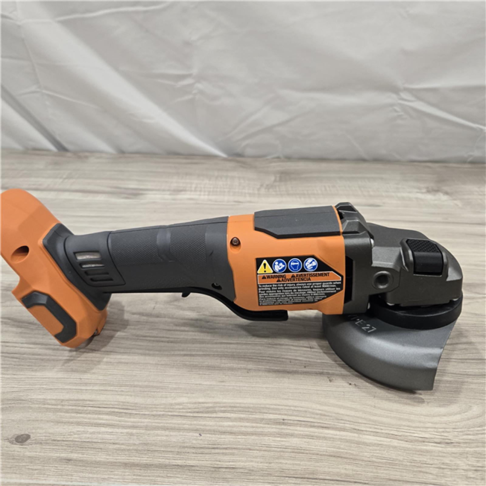 LIKE NEW! - RIDGID 18V Brushless Angle Grinder (Tool Only)
