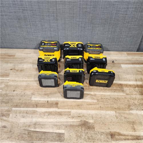 HOUSTON LOCATION - AS - IS DEWALT BATTERY PACK QTY - 10