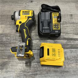 AS-IS DEWALT Atomic 20V Max Lithium-Ion Brushless Cordless Compact 1/4 in. Impact Driver Kit