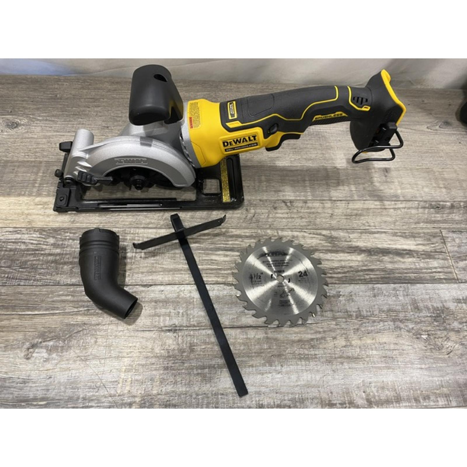 AS-IS DEWALT ATOMIC 20V MAX Cordless Brushless 4-1/2 in. Circular Saw (Tool Only)