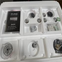 California AS-IS ZLINE 36 Dual Fuel Range SDR36 (Dents to rear)