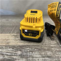 AS-IS DEWALT 20V MAX XR POWERSTACK Lithium-Ion Battery Starter Kit with 1.7Ah Battery and Charger