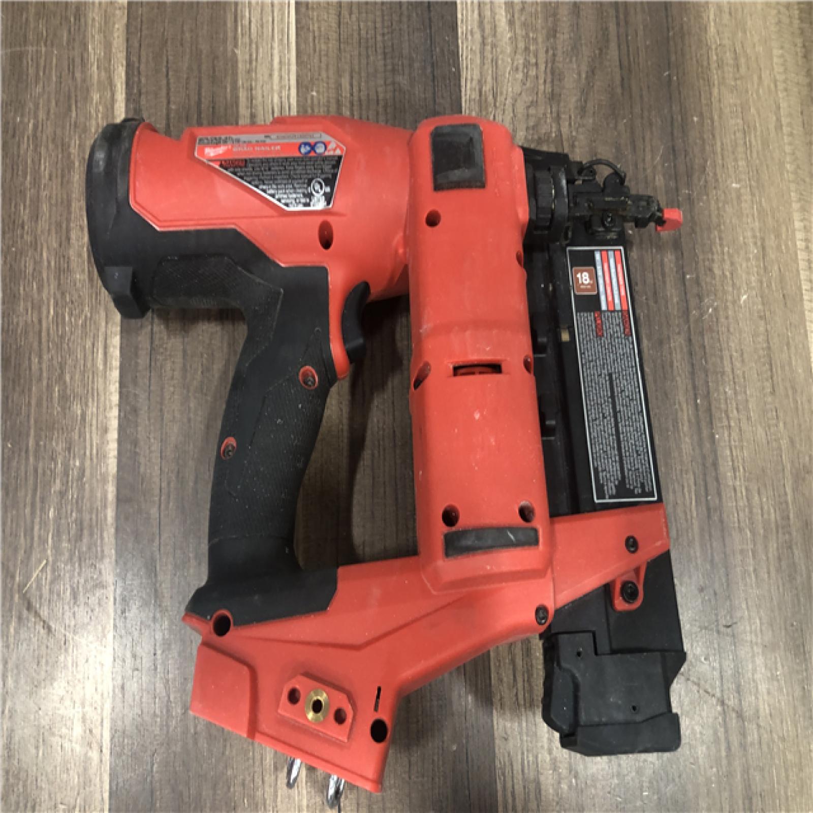 AS-IS Milwaukee FUEL 18-Volt Lithium-Ion Brushless Cordless Gen II 18-Gauge Brad Nailer (Tool-Only)
