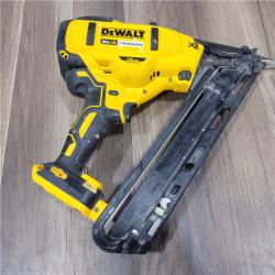 AS-IS  DEWALT 20V MAX XR 15 Ga. Cordless 34 Deg Nailer 20 V