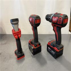AS-IS - Milwaukee M18 18-Volt Lithium-Ion Cordless Combo Kit 7-Tool Kit