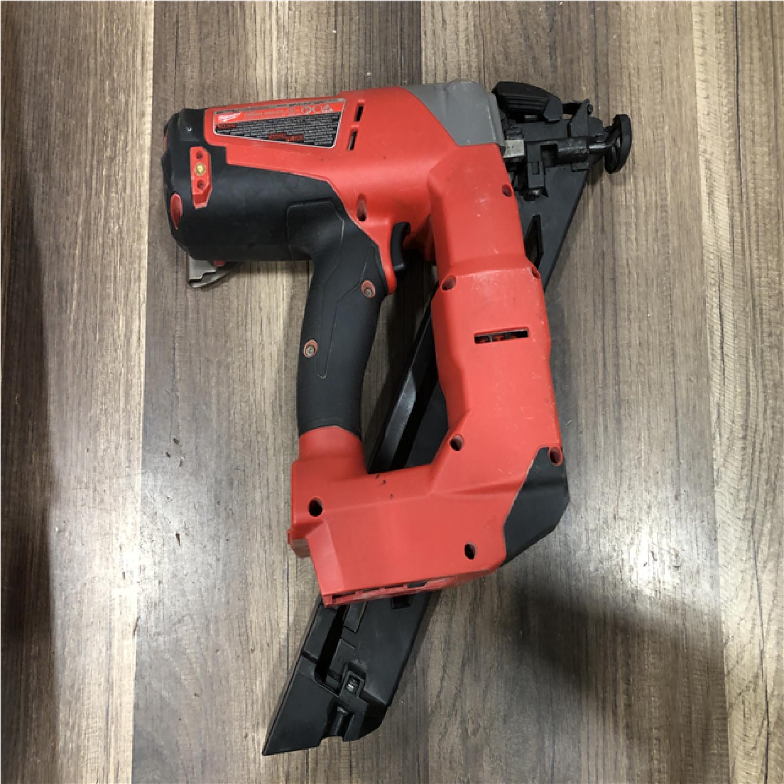 AS-IS Milwaukee Cordless 15-Gauge Angled Finish Nailer with a 5.0ah battery