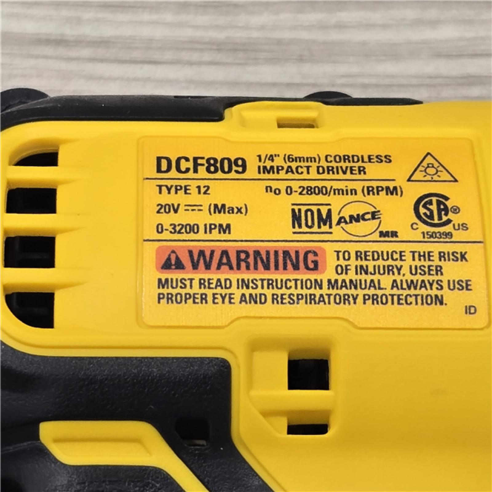 AS-IS DeWALT ATOMIC 20V MAX Cordless Compact Impact Driver Kit