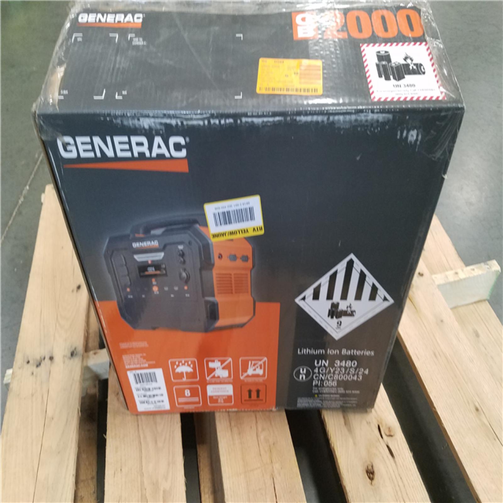 CALIFORNIA AS-IS GENERAC PORTABLE GENERATOR