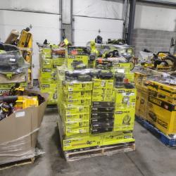Pittston Location As-Is Power Tools Partial Truckload (11 Pallets) 8211-C