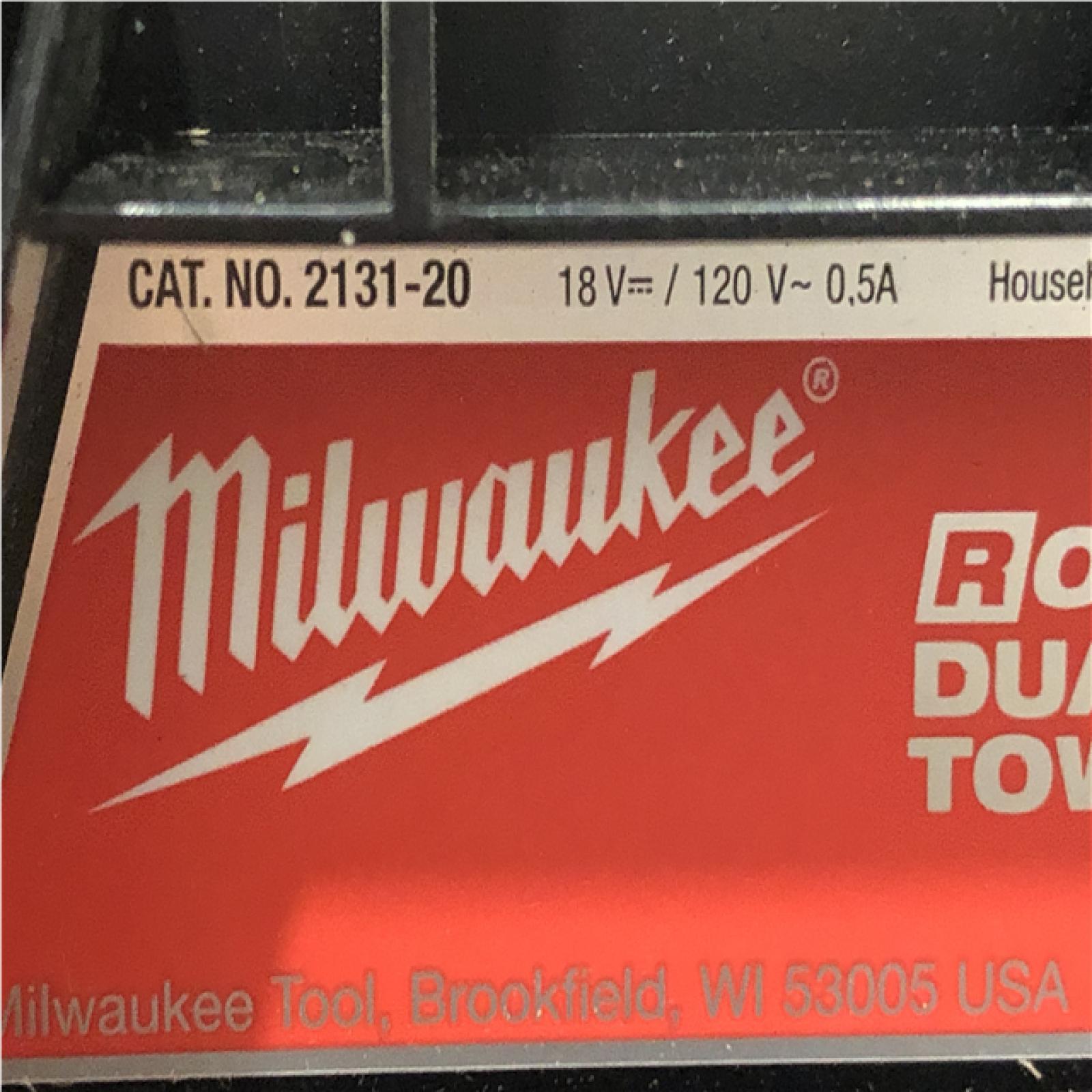 AS-IS Milwaukee 18-Volt Lithium-Ion Cordless Rocket Dual Power Tower Light (Tool-Only)