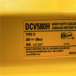 AS-IS DEWALT 2 Gal. Max Cordless Wet/Dry Vacuum (Tool-Only)