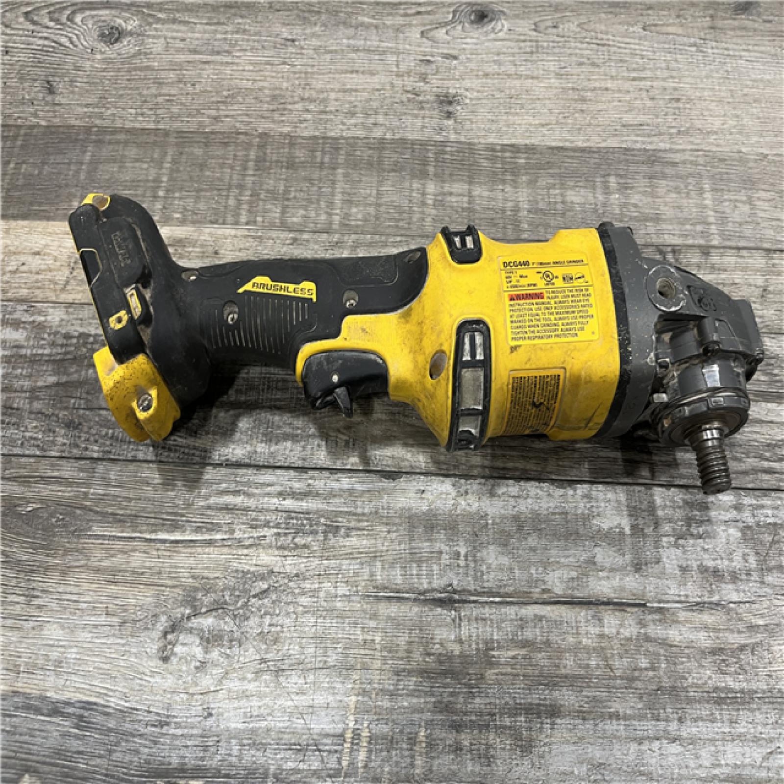 AS-IS DEWALT FLEXVOLT 60V Cordless 7 in. Angle Grinder (Tool-Only)