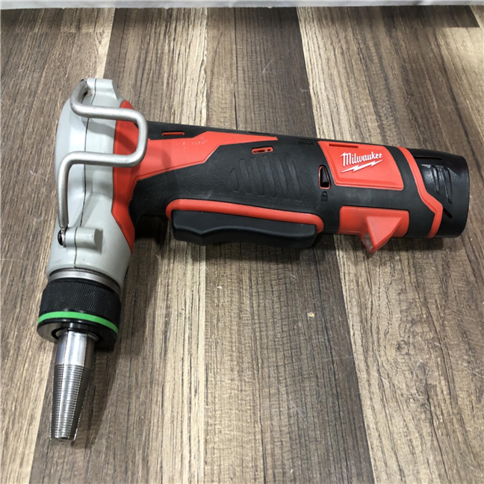 AS-IS Milwaukee  Cordless PEX Expansion Tool Kit with 1 in. Plastic Tubing Cutter