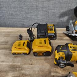 HOUSTON LOCATION - AS-IS Dewalt 20-Volt MAX ToughSystem Lithium-Ion 6-Tool Cordless Combo Kit
