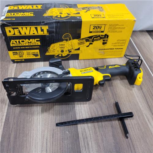 AS-IS DEWALT ATOMIC 20V MAX Cordless Brushless 4-1/2 in. Circular Saw (Tool Only)