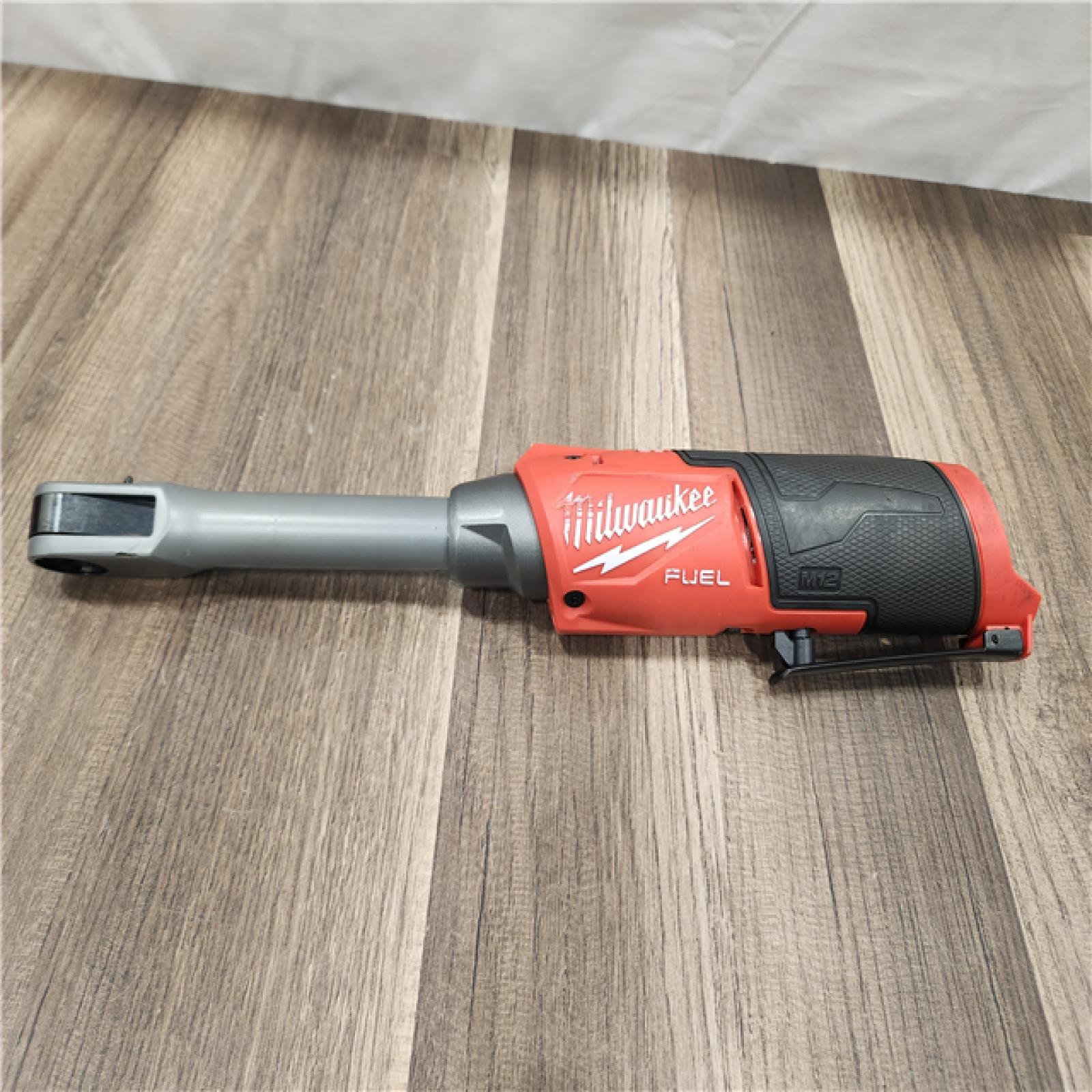 AS-IS- Milwaukee M12 FUEL INSIDER Extended Reach Box Ratchet (Tool-Only)