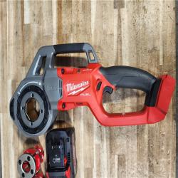 HOUSTON LOCATION - AS - IS Milwaukee 2870-22 M18 18V FUEL Cordless Compact Pipe Threader W/ ONE KEY Kit