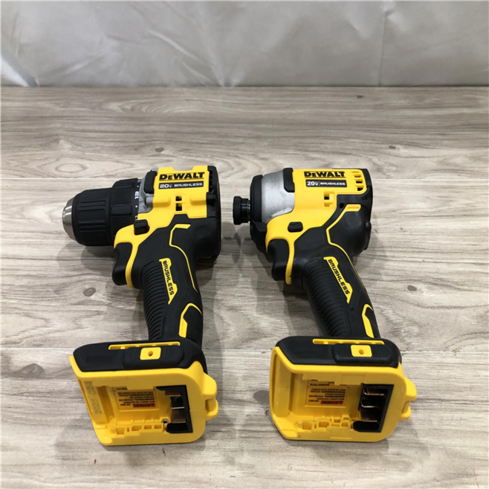 AS-IS DEWALT ATOMIC 20-Volt MAX Lithium-Ion Cordless Combo Kit